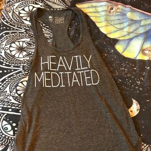 Heavily Meditated Yoga Tank Sz. M